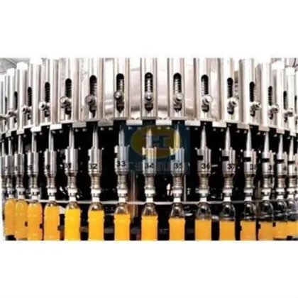 塑料瓶鲜橙汁生产线 果汁清洗灌装机