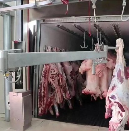 EME 简单易操作的高效屠宰场设备 牲畜屠宰场用液压胴体装载机