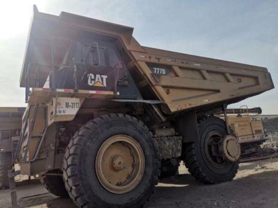 Caterpillar 777D in Shanghai, Shanghai, China