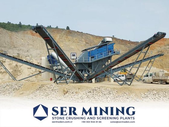 大規模プロジェクト向けの大型固定式一次衝撃破砕・スクリーニングプラント