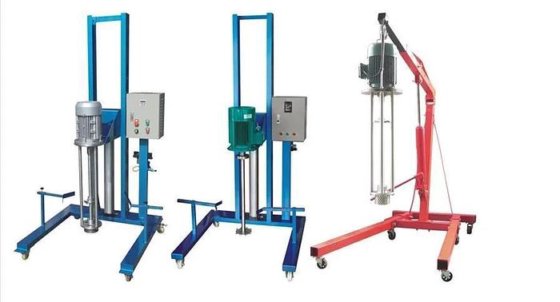 智通工厂供应工业移动式电动气动升降高剪切乳化搅拌机均质机可定制