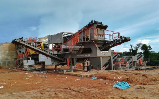 JC-1移動式硬質石材破砕機