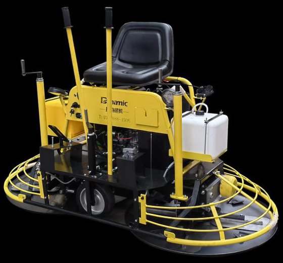 用于专业混凝土抹平的重型骑乘式强力镘刀