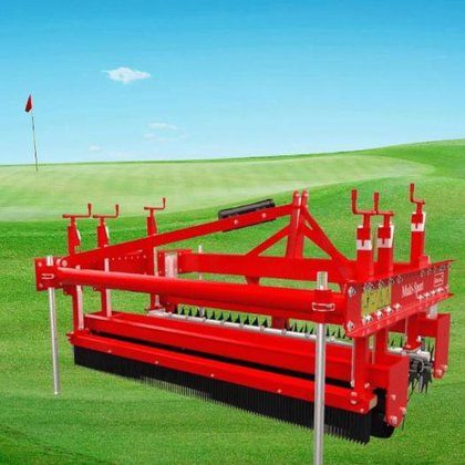 自然な草地の草のローラーのトレーラーの熊手の歯の切換え可能な根の切刃一定の芝生のブラシのカッター