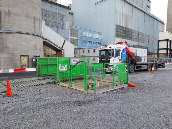 交叉动力车轮清洗系统