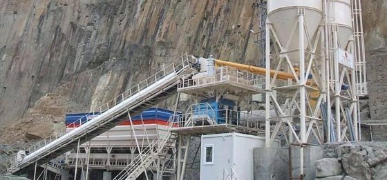 60 立方米/小时固定式混凝土搅拌站，2 年保修