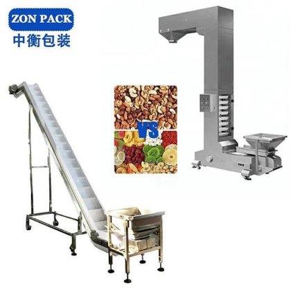 定制食品级不锈钢马铃薯斗式提升机，用于花生的电动 Z 型输送机