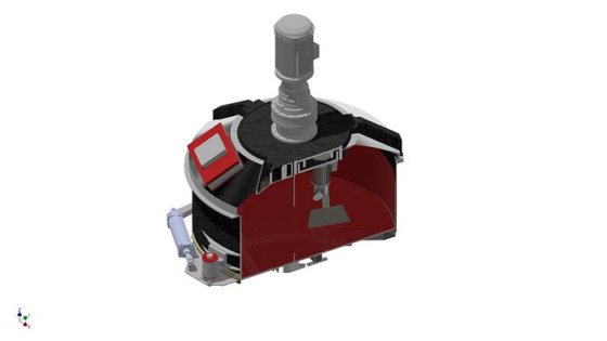 プラネタリー型コンクリートミキサー