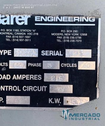 15.2 kW Barcorp Barer Engineering