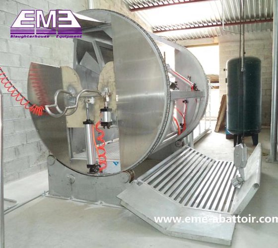 中国制造 生产活牛祭祀清真宰杀箱 牛屠宰场机械 屠宰场屠宰设备