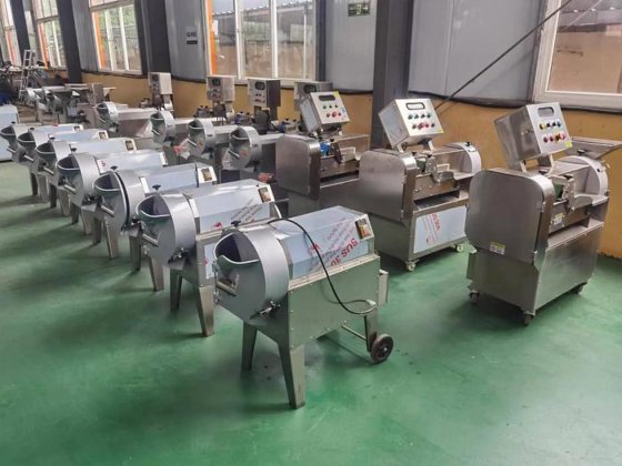 水果蔬菜叶脱水捆扎切块铣切清洗切片机切丁机切丁蔬菜制作机