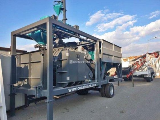 移动式紧凑型混凝土厂 45 立方米/小时。立即致电获取详细信息！