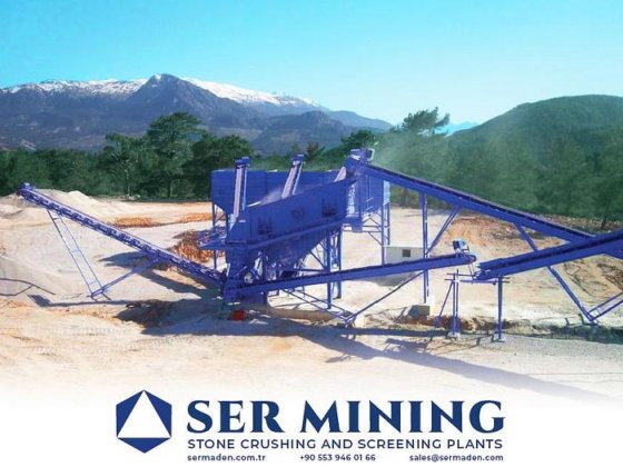 固定衝撃破砕スクリーニングプラント石灰岩