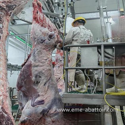 牛肉加工厂屠宰场机器 牛屠宰场设备用牛胴体分割锯