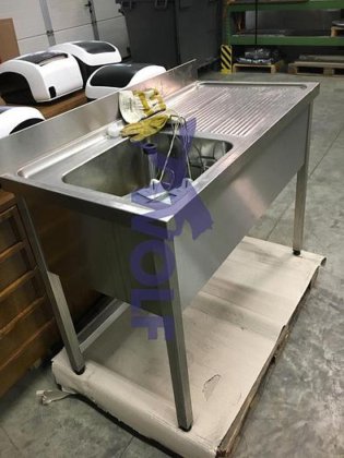 不锈钢水槽带搁板