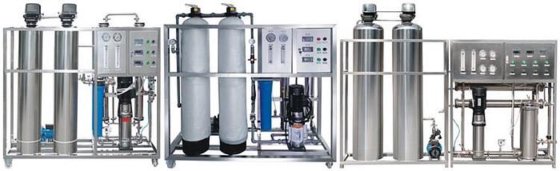 反渗透水处理/纯水机（PVC/不锈钢，一级/二级和 EDI）