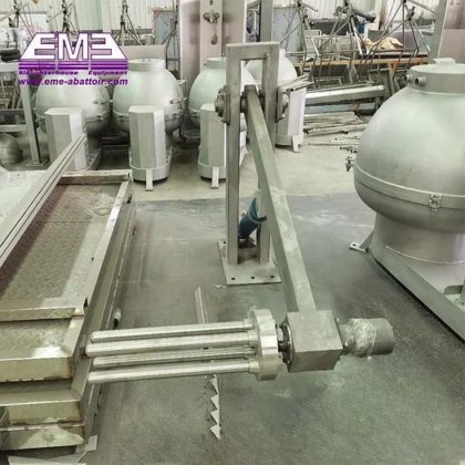 羊羔拉皮机设备 屠宰场机械 羊皮加工生产线 用于屠宰场的山羊屠宰机