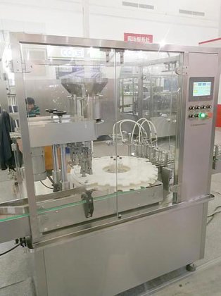 全自动小瓶香水灌装旋盖机活塞泵灌装机