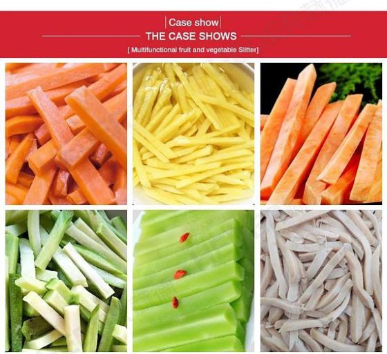 工业薯条切割机蔬菜水果切割机胡萝卜黄瓜条
