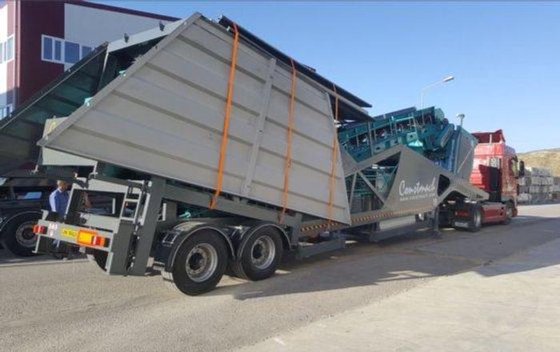 60立方/小时移动混凝土搅拌站