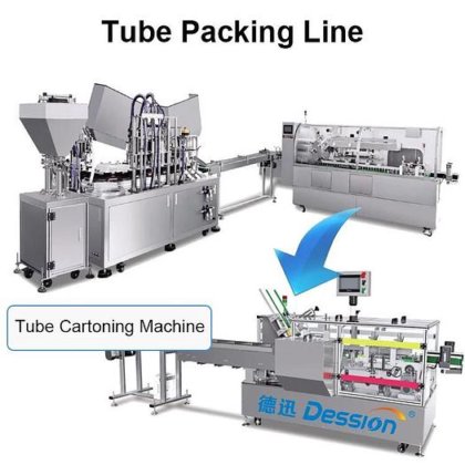 自动乳液软管生产包装机 用于软膏牙膏软管的灌装和封口机 软管装盒机