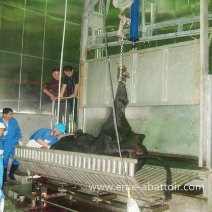 全自动牛屠宰加工线 屠宰场机械 牛屠宰场惊爆箱出售