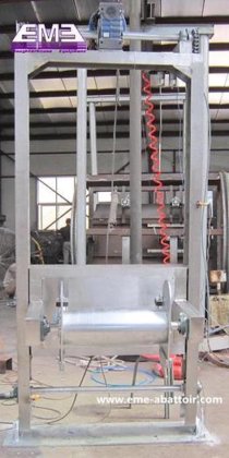 出厂价 绵羊屠宰场设备 山羊剥皮机/公羊液压脱皮机/羔羊剥皮机