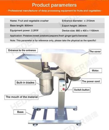最优惠价格工业食品机蔬菜切碎机高品质厂家直销可定制