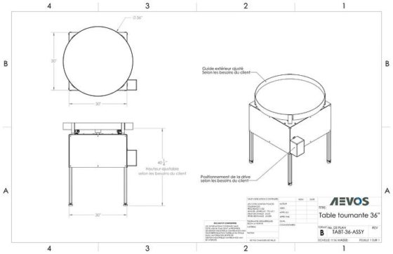 AEVOS TT36 – Rotary table