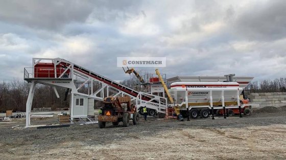 Silo de cimento horizontal