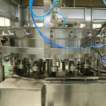 全自动能量碳酸饮料罐灌装封口机生产线