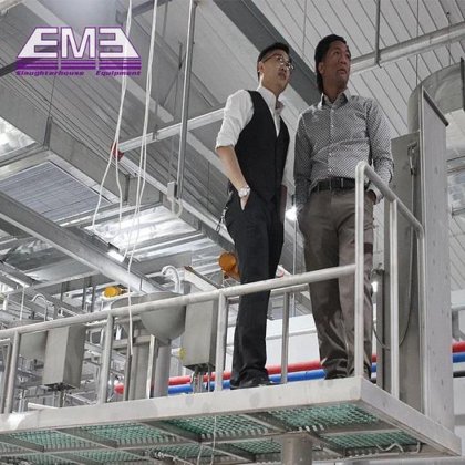 专业设计的屠宰场牛屠宰线 牛腩开膛锯 白色提供的电动牛定制机