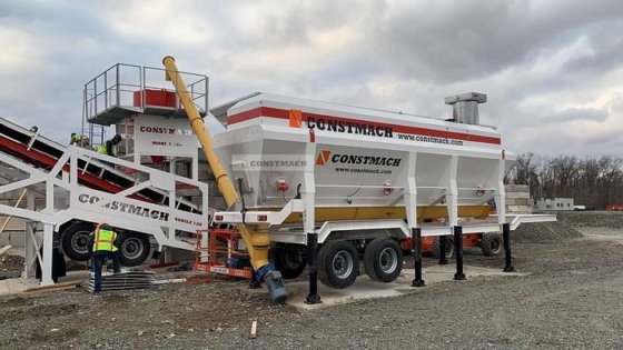 水平セメントサイロ