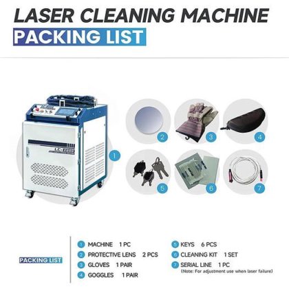 BY handheld1000W handheld laser cleaning
