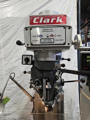 Clark Variable Speed Milling Machine