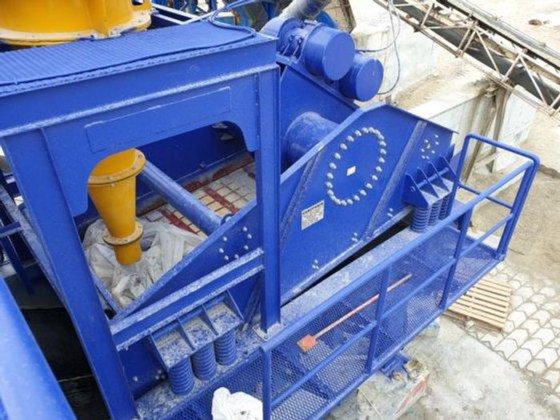 脱水スクリーンとハイドロサイクロン