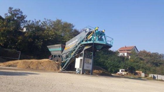 30 m3/h 完全移動型コンクリートプラント