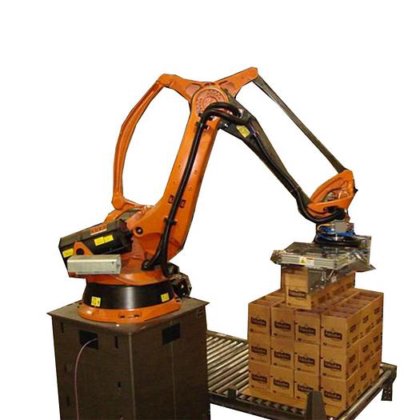 Automatic Line Palletizer Bag Line Machine Robot Stacker Robot ...