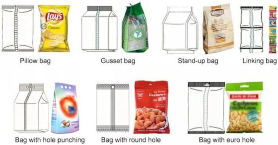 带多头秤的全自动糖果巧克力豆立式包装机