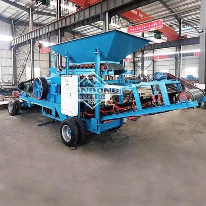 移动式破碎站 移动式石头破碎机