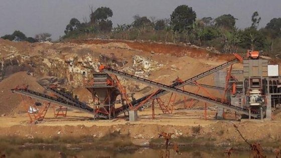 250 吨/小时石灰石破碎设备