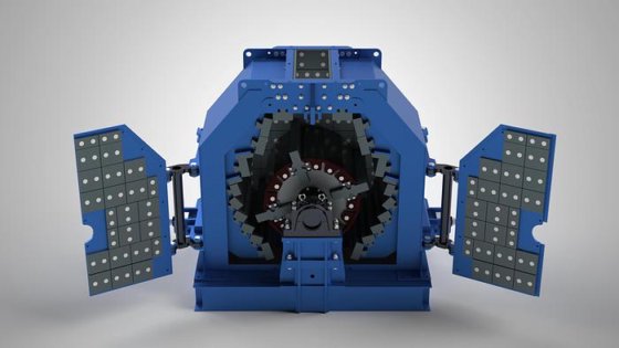 STI 1215 リバーシブル三次段衝撃式破砕機