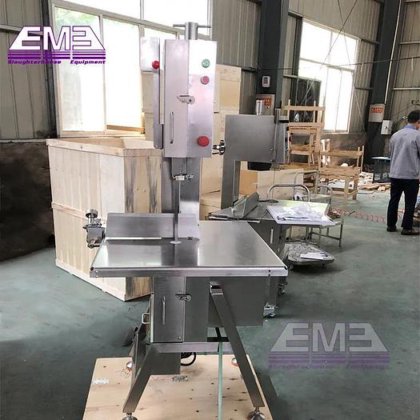 商用自动屠宰台牛冷冻肉骨带锯切肉机