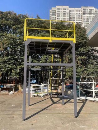 用于包装线的不锈钢支撑平台工作台