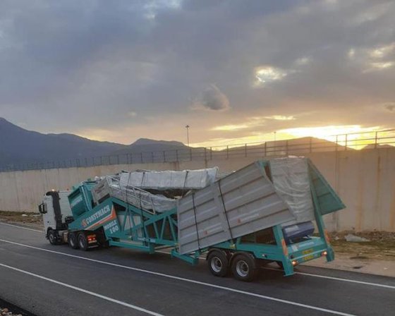 移動式コンクリートバッチプラント