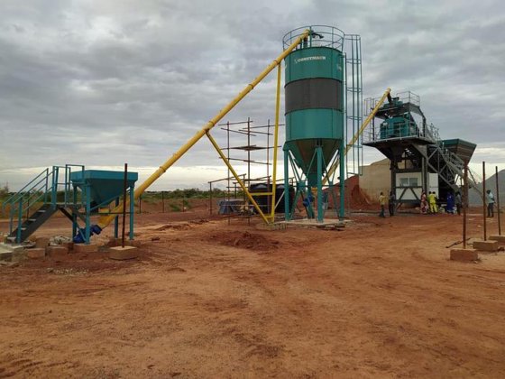移動式コンクリートバッチングプラント