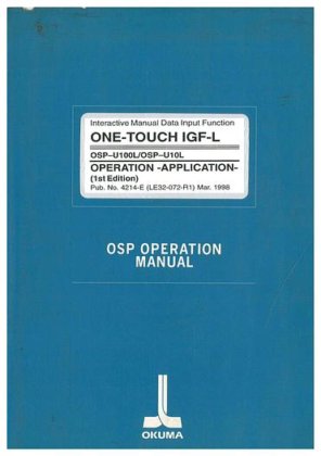 Manual for Used Okuma Interactive