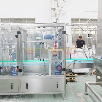 全自动大瓶水清洗灌装旋盖直线型机器