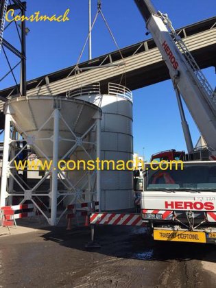 500 吨容量螺栓型水泥筒仓