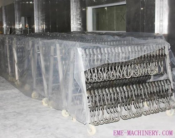 专业牛屠宰线设备闲置钩式运输车